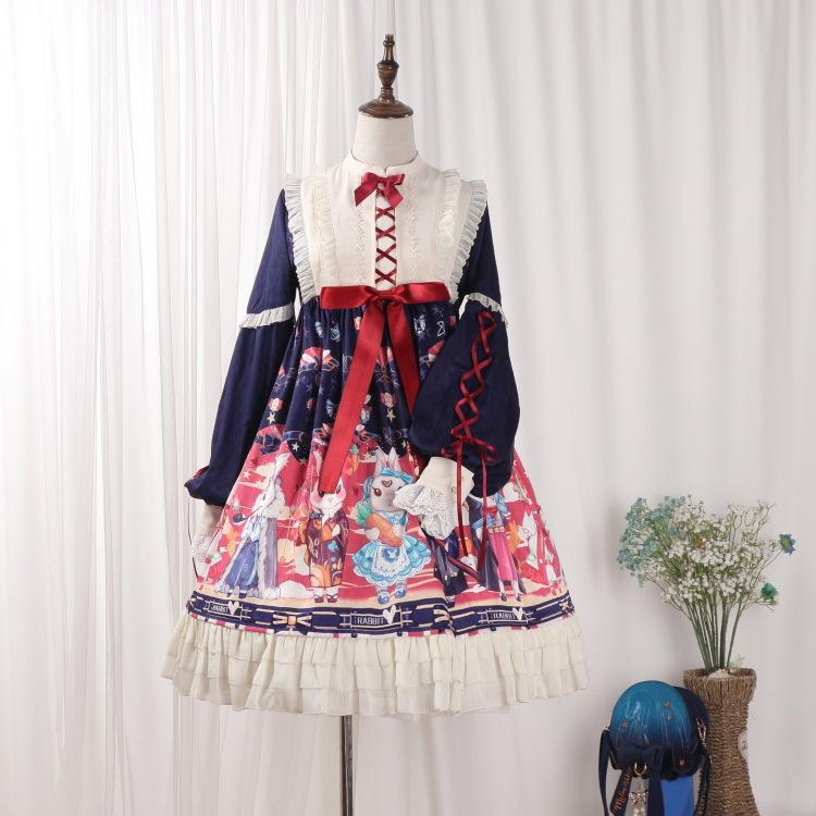 Lolita Dress Costume Japan Style Girls Op Rabbit Cosplay