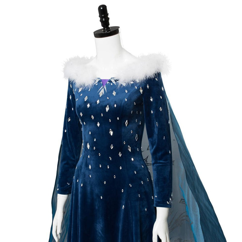 Frozen Princess Elsa Full Dress Cosplay Costume