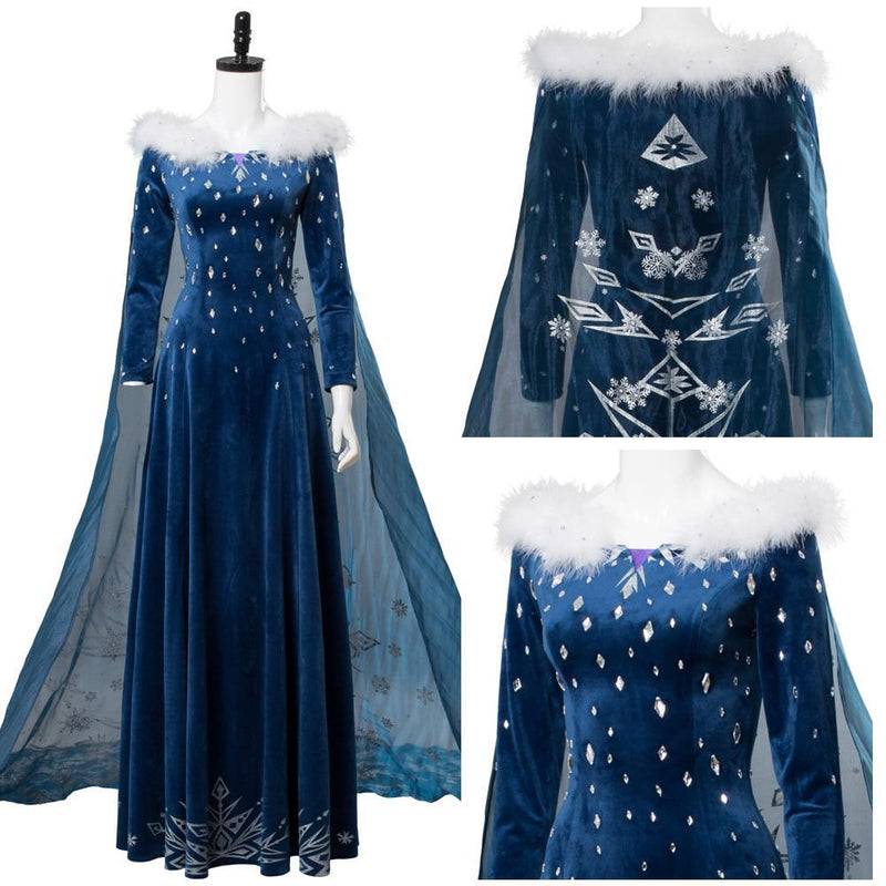 Frozen Princess Elsa Full Dress Cosplay Costume