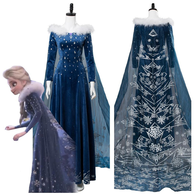 Frozen Princess Elsa Full Dress Cosplay Costume