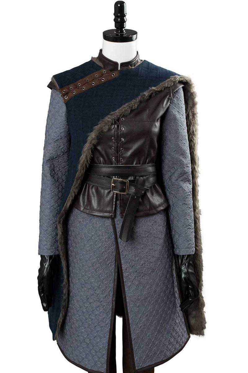 Game of Thrones Arya Stark Season 8 S8 Outfit Cosplay Costume Adult