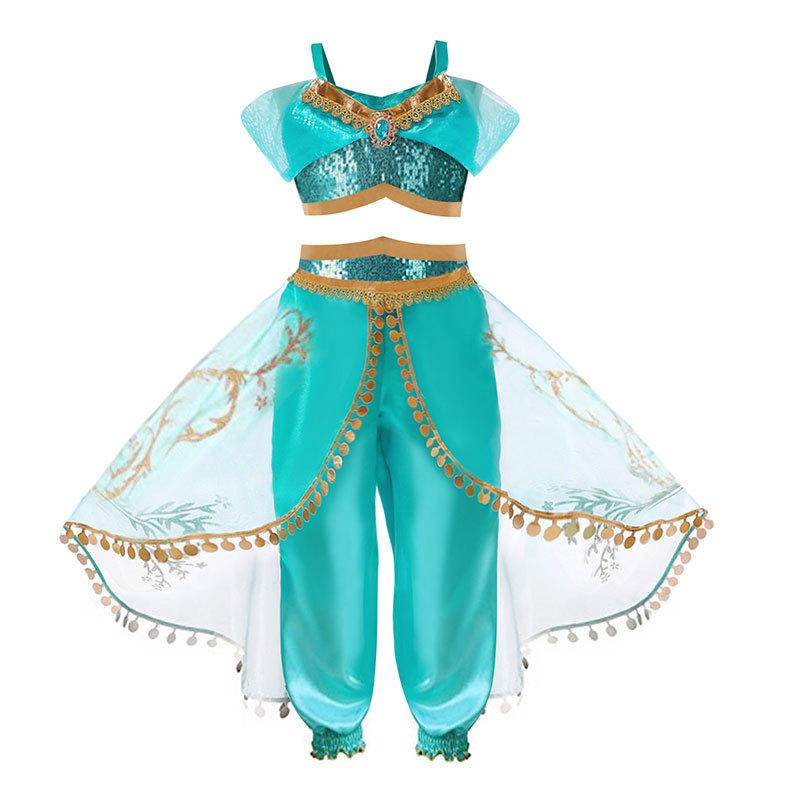 Aladdin Lamp Jasmine Princess Dress