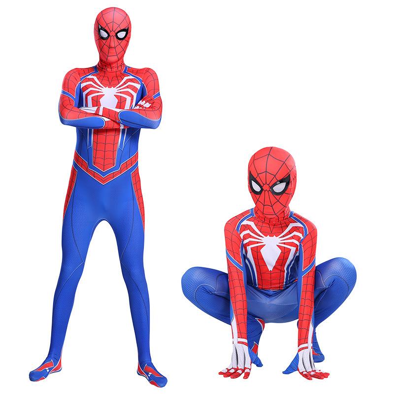 Spiderman Jumpsuit Superhero White Spider Halloween Cosplay