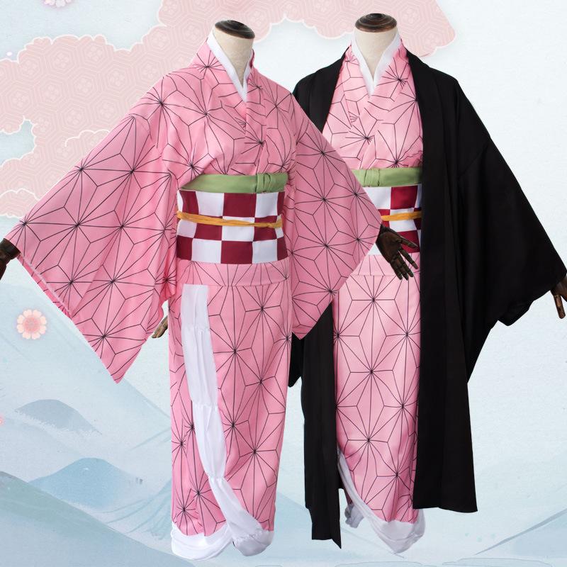 Anime Demon Slayer Cosplay Costume Kimetsu No Yaiba Kamado Tanjirou Kamado Nezuko Agatsuma Zenitsu Tomioka Giyuu Cosplay Costume