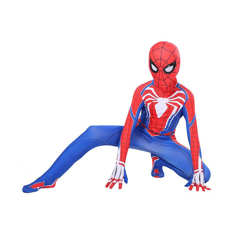 Spiderman Jumpsuit Superhero White Spider Halloween Cosplay