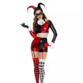 Halloween Women Joker Sexy Dress Costume