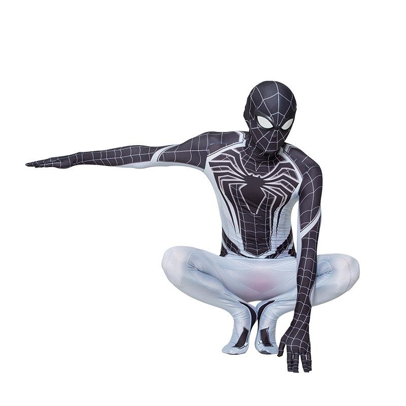 Spiderman Negative Suit Costume Spider Man Jumpsuit