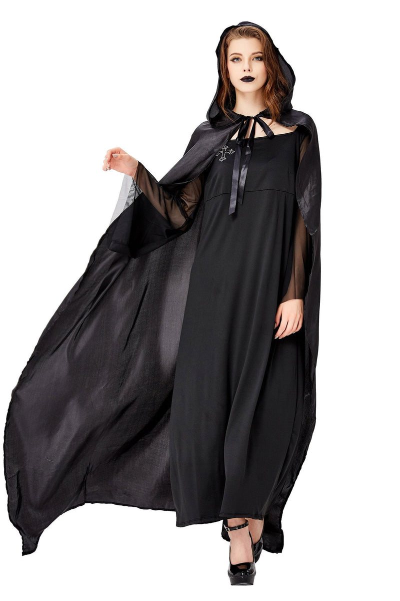 Horror Witch Cross Suppressed Ghosts Mysterious Robe Mage Costume