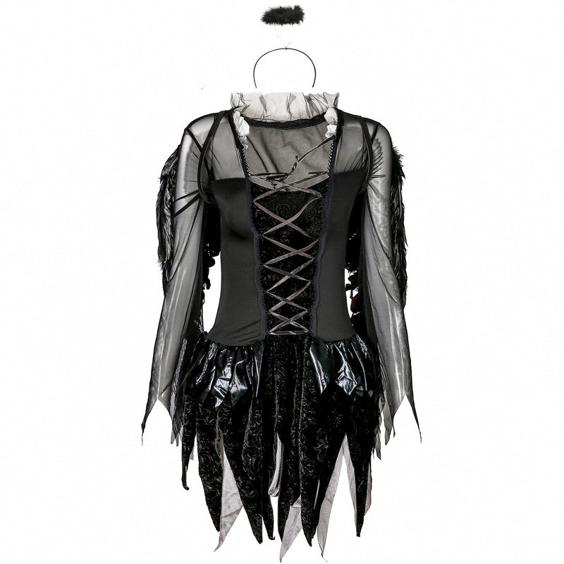 Halloween Dark Angel Sexy Dress Women Costume