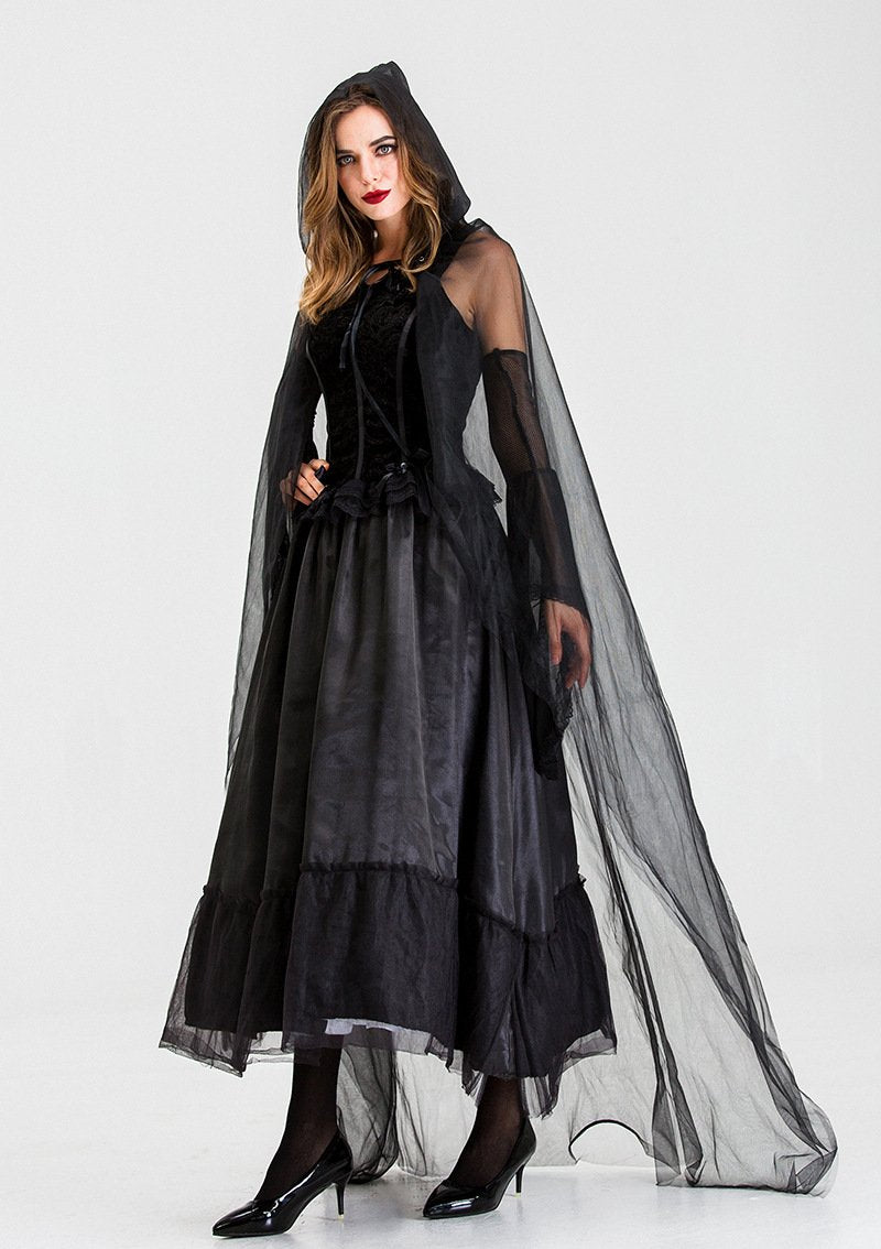 Halloween Witch Costume Women Dress Costumes