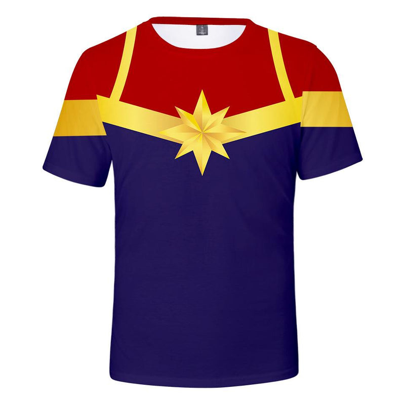 Captain Marvel T-Shirt - Carol Danvers Graphic T-Shirt CSOS925