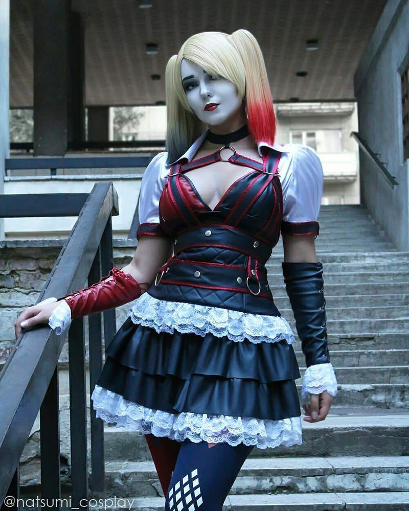 Batman: Arkham Knight Harley Quinn Dress Cosplay Costume