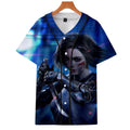 AlitaT-Shirt - Battle Angel Graphic Button Down T-Shirt CSOS992