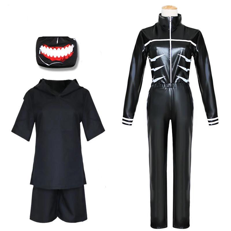 Tokyo Ghoul Kaneki Ken Costume Uniform Men And Boys Anime Cosplay