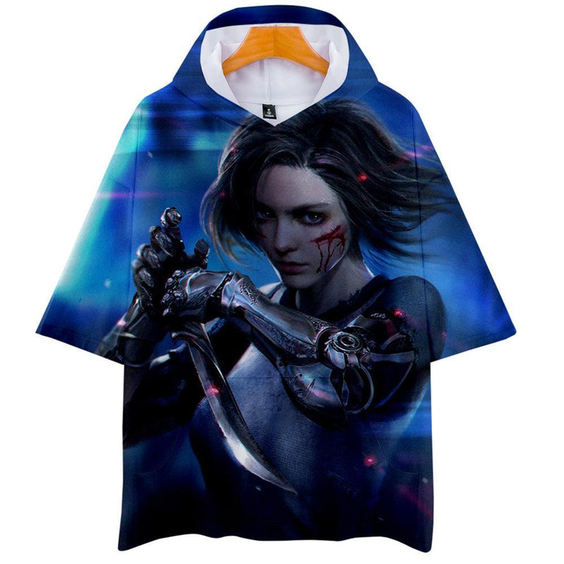 Alita T-Shirt - Battle Angel Graphic Hoodie T-Shirt CSOS980