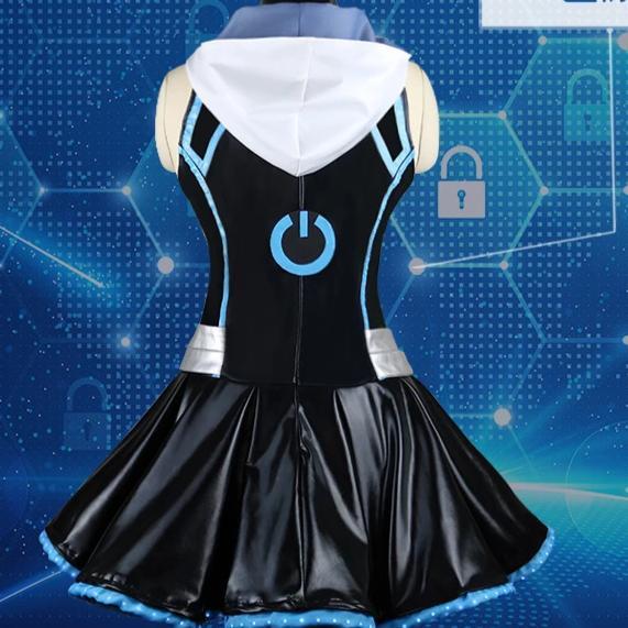 Angela Costume Game Sexy Black Dress For Girls