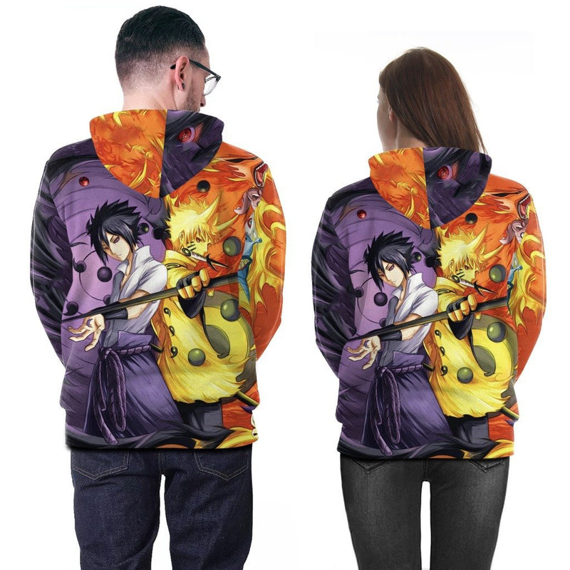 Naruto 3d Hoodie Anime Costume Sweatshirt For Men And Boys