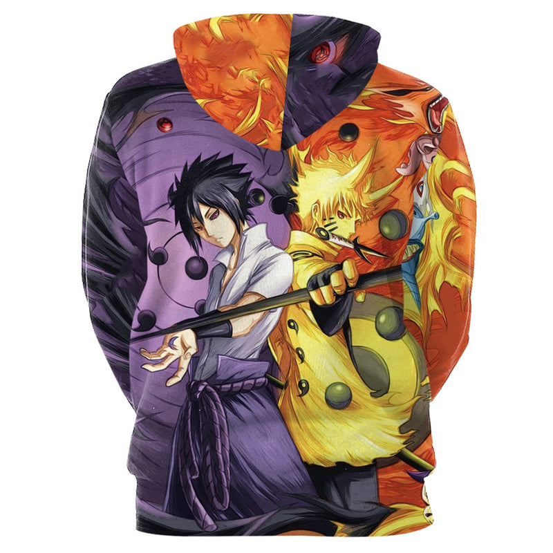 Naruto 3d Hoodie Anime Costume Sweatshirt For Men And Boys