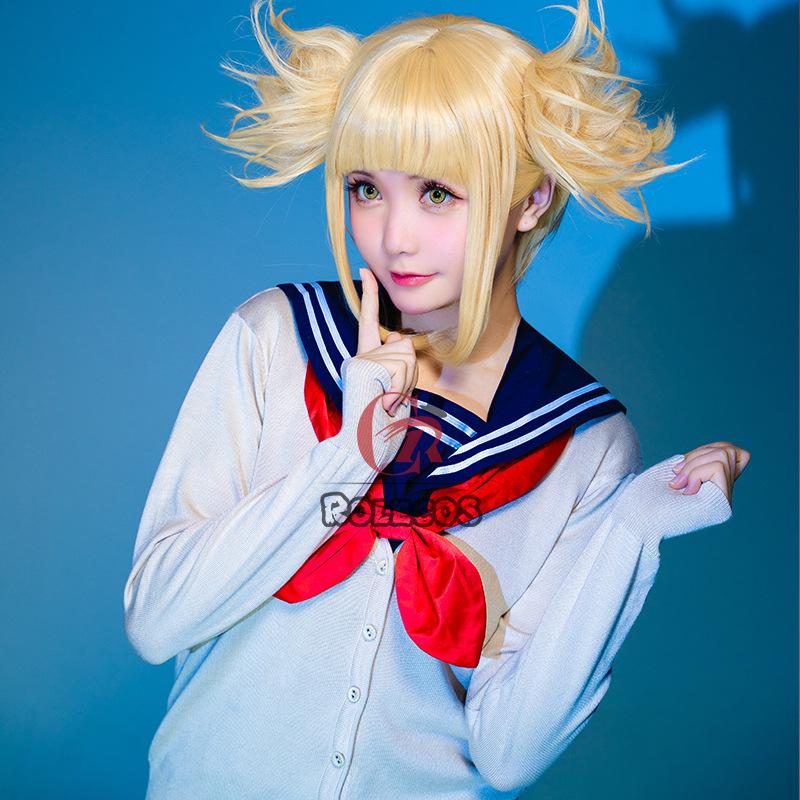 My Hero Academia Toga Himiko Costume Uniform Girls Anime Cosplay