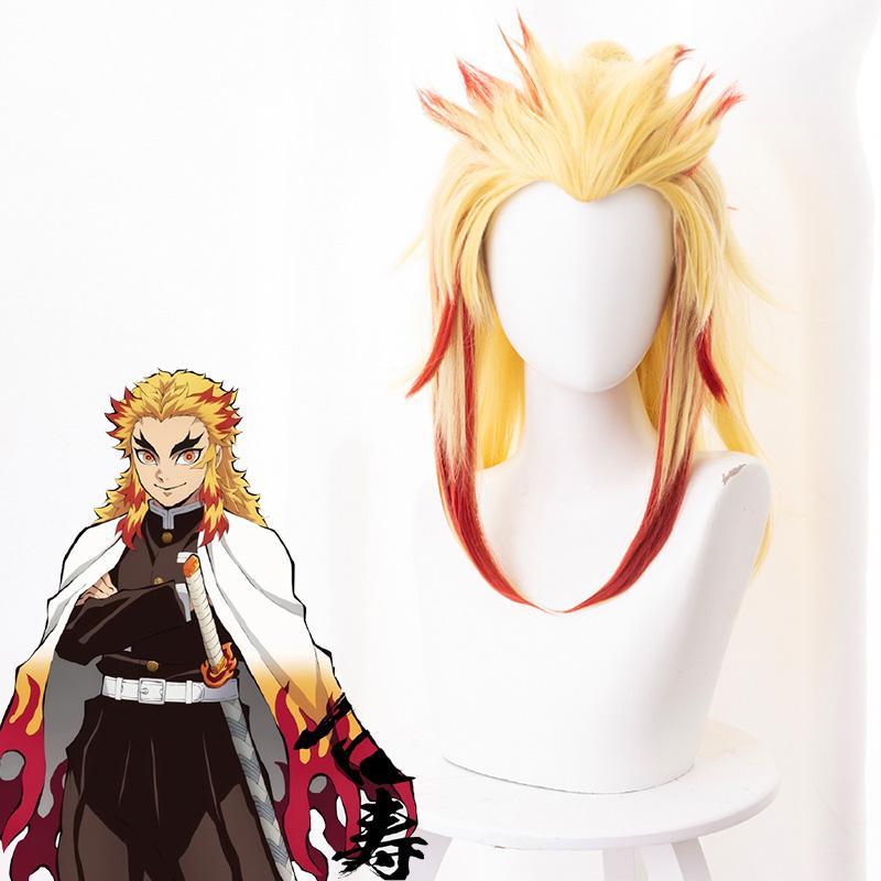 Cosplay Wig - Demon Slayer-Rengoku Kyoujurou