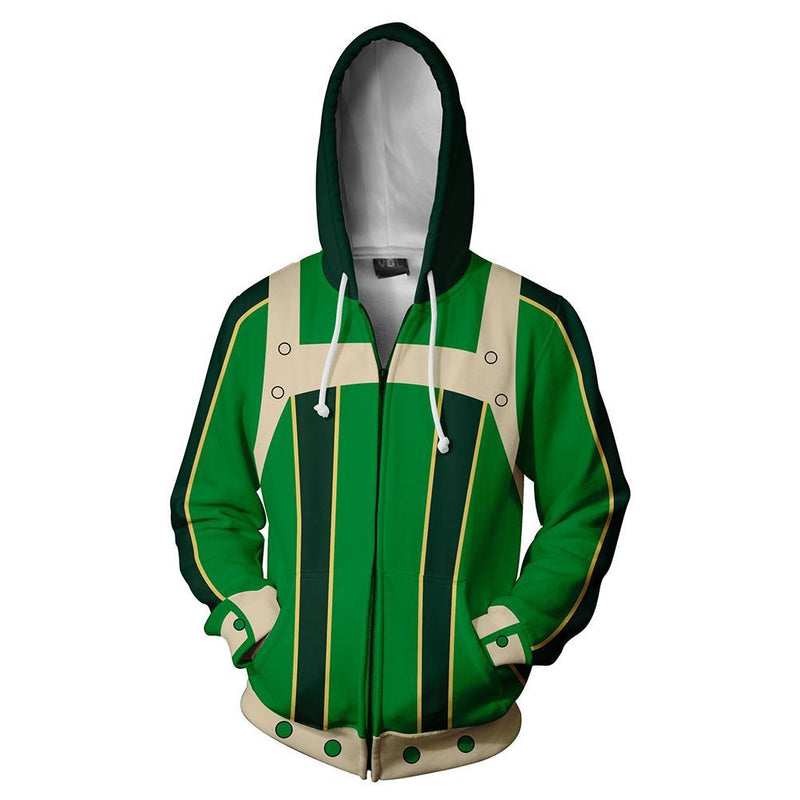 My Hero Academia Anime Cosplay Costume Sweatshirt Zip Up Hoodie CSP102