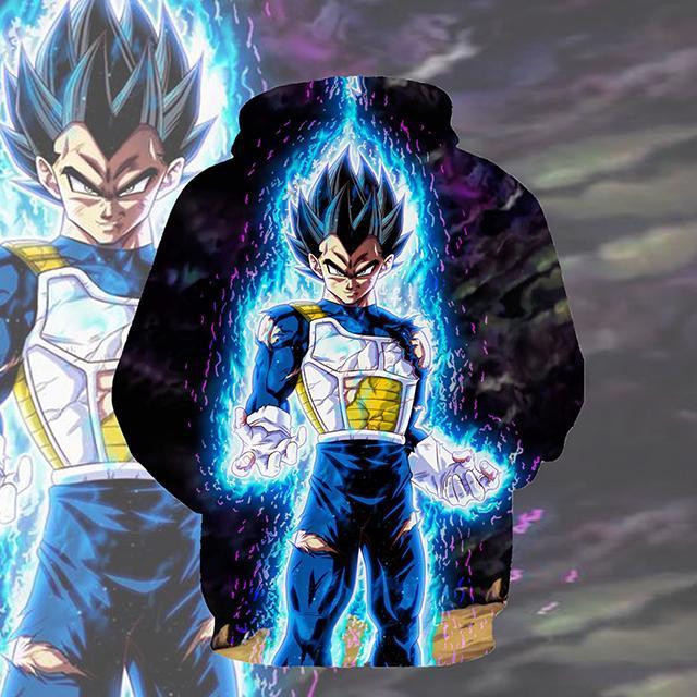 Dragon Ball Z Ultra Instincts Vegeta Pullover Hoodie CSOS023