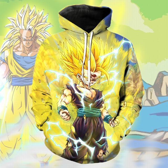 Dragon Ball Z Super Saiyan Pullover Hoodie CSOS033