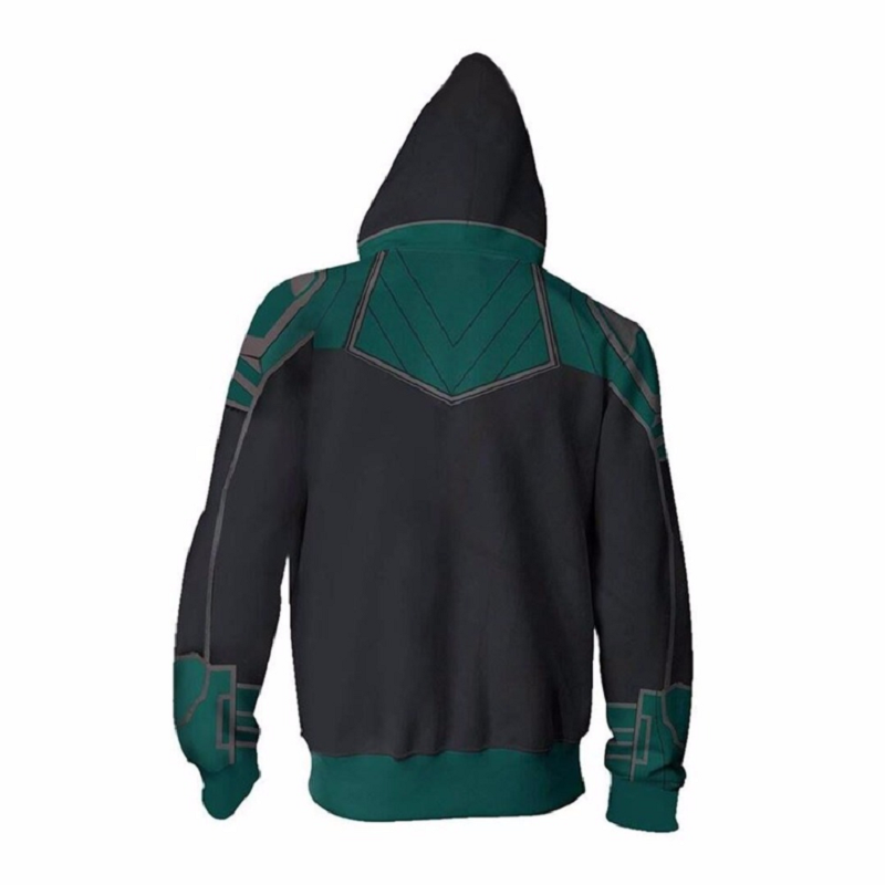 Captain Marvel Hoodie - Carol Danvers Zip Up Hoodie CSOS807