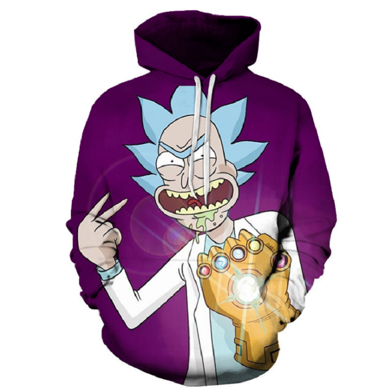 Rick and Morty Pullover Hoodie CSOS865