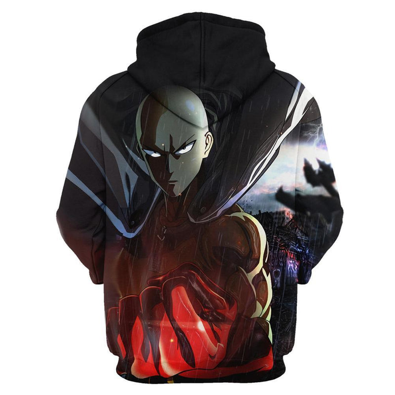 One Punch Man Hoodies - Saitama Pullover Hooded Sweatshirt CSSO056