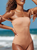 Santorini One Piece Nude Rib