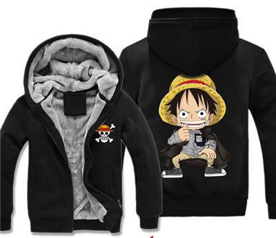 One Piece Casual Mens Hoodie