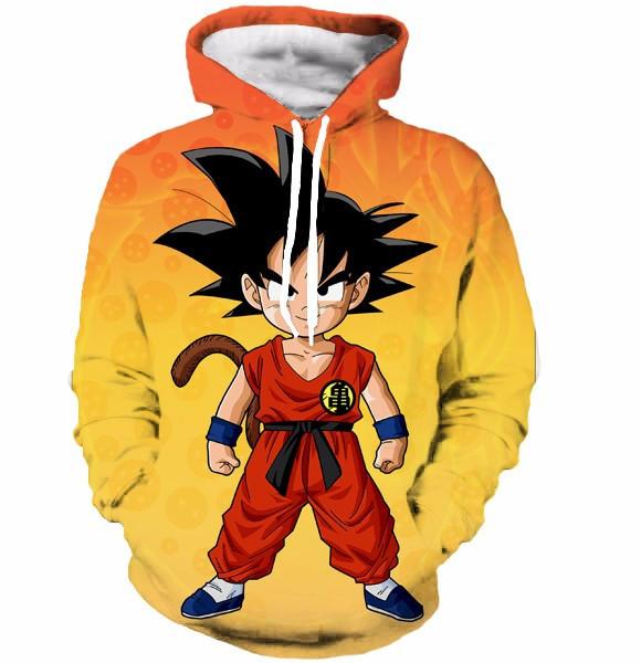 Dragon Ball Z Hooded Sweatshirts Kid Goku