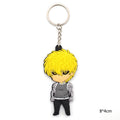 One Punch Man Silicone Key Chain Saitama Genos Tatsumaki