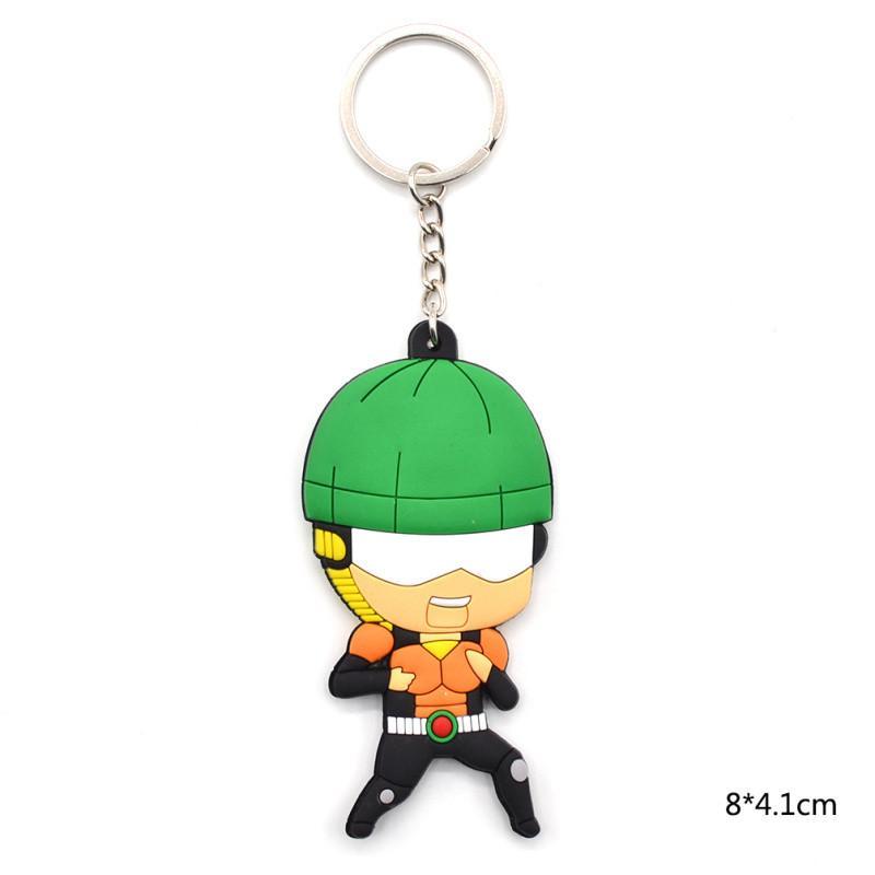 One Punch Man Silicone Key Chain Saitama Genos Tatsumaki