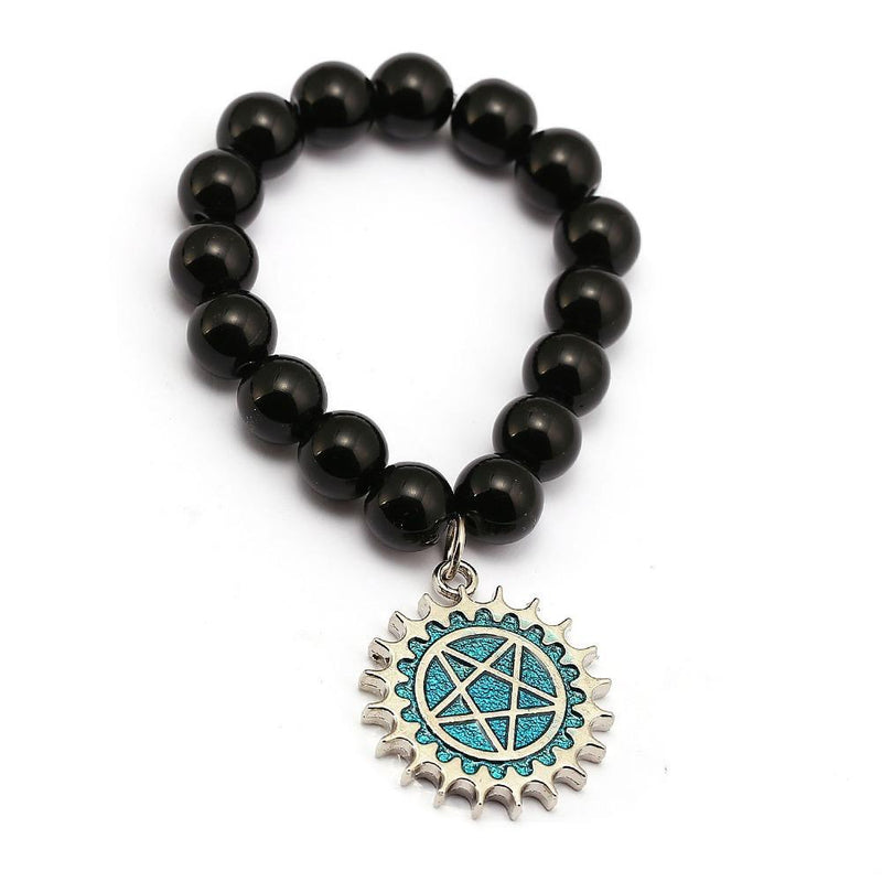 Black Bulter Bracelet - Ciel Demon Eye Star Charm