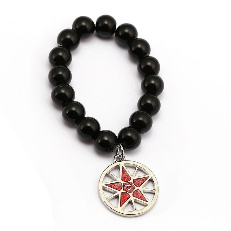 Black Bulter Bracelet - Ciel Demon Eye Star Charm