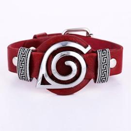 Naruto Bracelet Red & Black