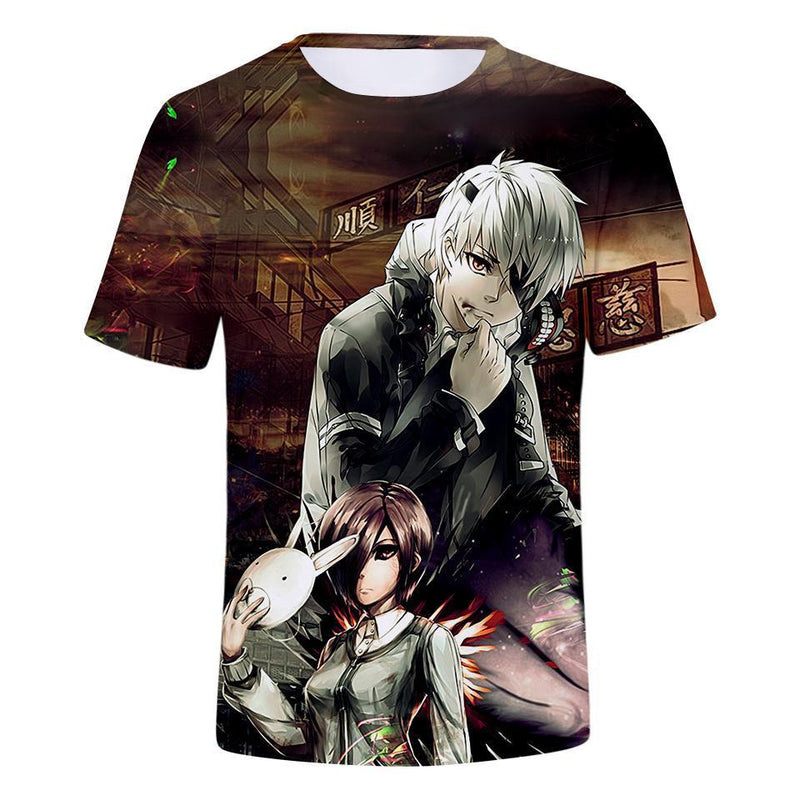 Tokyo Ghoul 3D Print T-Shirt For Men